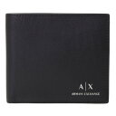 アルマーニ アルマーニエクスチェンジ ARMANI EXCHANGE 二つ折り財布 958098 CC845 00020 小銭入れ付 二つ折り 財布 ブラック