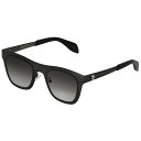アレキサンダーマックイーン Alexander McQueen サングラス AM0280S 002 ウェリントン型 レディース メンズ ユニセックス ブラック+...