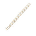 アレクサンドル ドゥ パリ ALEXANDRE DE PARIS ヘアアクセサリー ヘアピン 髪留め パール ATB 17243 02 S BEIGE AB09...