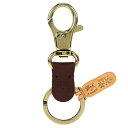 【楽天スーパーSALE対象商品】イルビゾンテ IL BISONTE キーリング キーフック キーホルダー C0551 P 869 MARRONE ダークブラウン