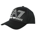 イーエーセブン EA7 エンポリオ アルマーニ EMPORIO ARMANI 帽子 キャップ 274991 2R102 00020 ベースボールキャップ BLACK ブラック