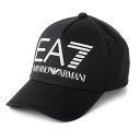 イーエーセブン EA7 エンポリオ アルマーニ EMPORIO ARMANI 帽子 キャップ 275916 1P104 00020 ベースボールキャップ BLACK ブラック