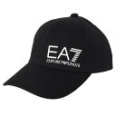 イーエーセブン EA7 エンポリオ アルマーニ EMPORIO ARMANI 帽子 キャップ 275936 0P010 00120 ベースボールキャップ BLACK ブラック