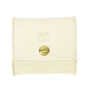 イルビゾンテ ilbisonte コインケース 小銭入れ SCP020 PV0001 WH176B COIN PURSE CLASSIC 本革 BIANCO LATTE ホワイト系