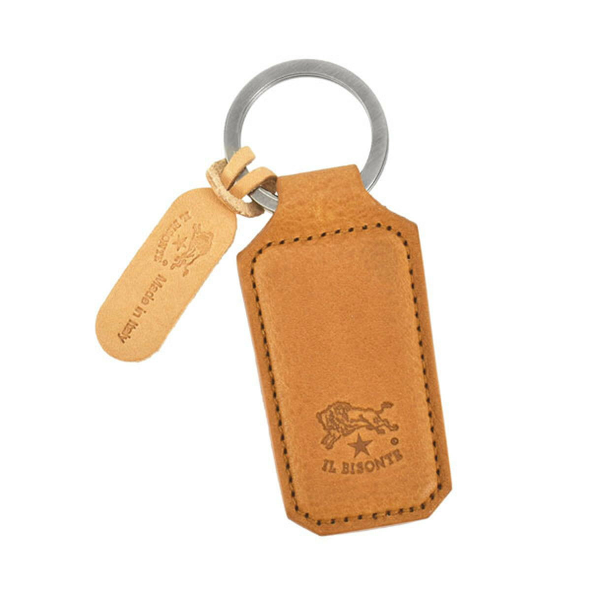 イルビゾンテ ilbisonte キーリング キーホルダー SKH143 PO0001 NA178N KEY HOLDER ORIUOLO 本革 NATURALE ブラウン系