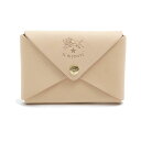 イルビゾンテ IL BISONTE カードケース 封筒型 SCC031 PG0001 NA106 CARD CASE 名刺入れ カードホルダー NATURALE...