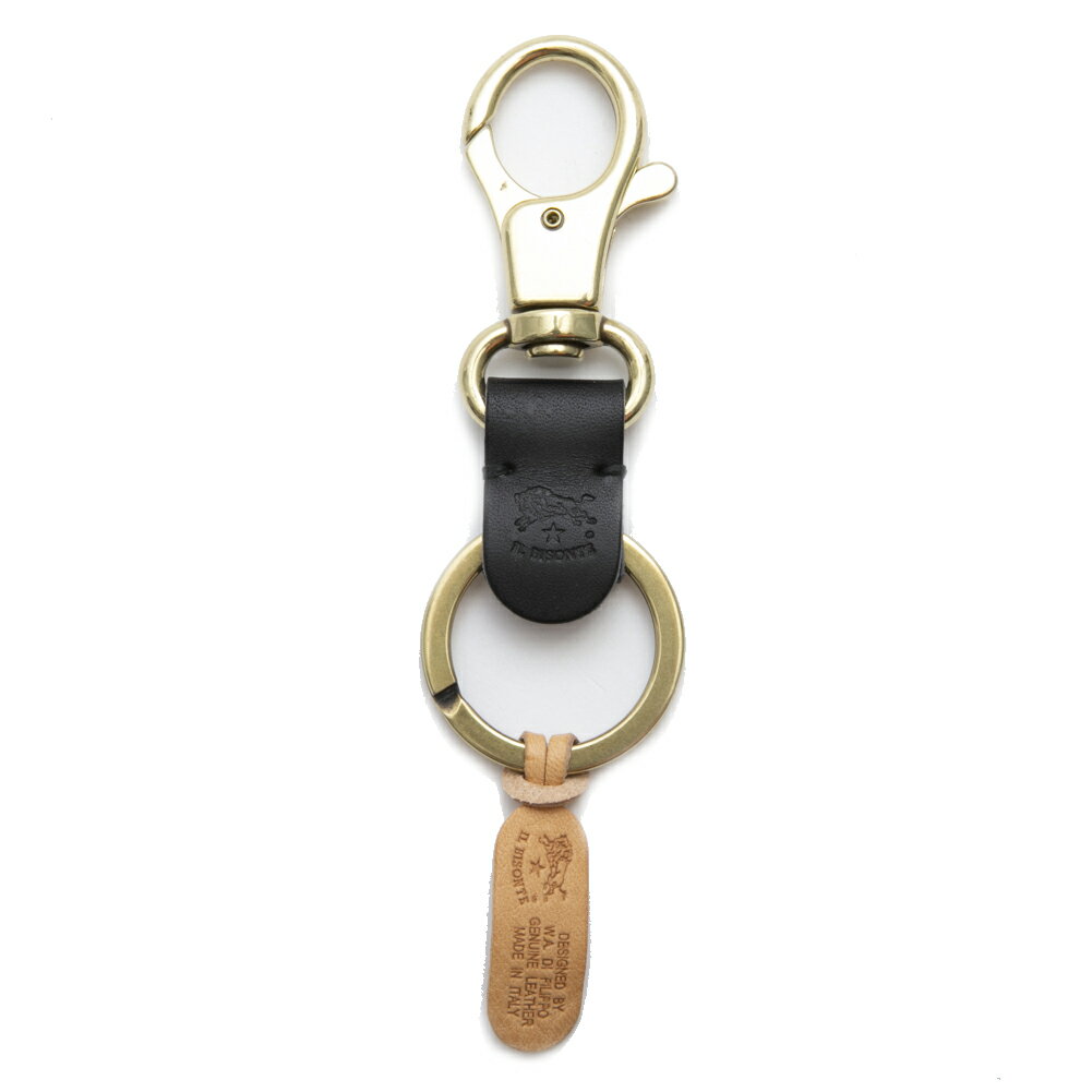 ӥ IL BISONTE  SKH016 BK109 CLASSIC KEY HOLDER 饷åۥ NE...