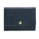 Cr]e IL BISONTE ܂z SMW028 BL137 CLASSIC MEDIUM WALLET NVbN ~fBA EHbg BLU BL137 lCr[