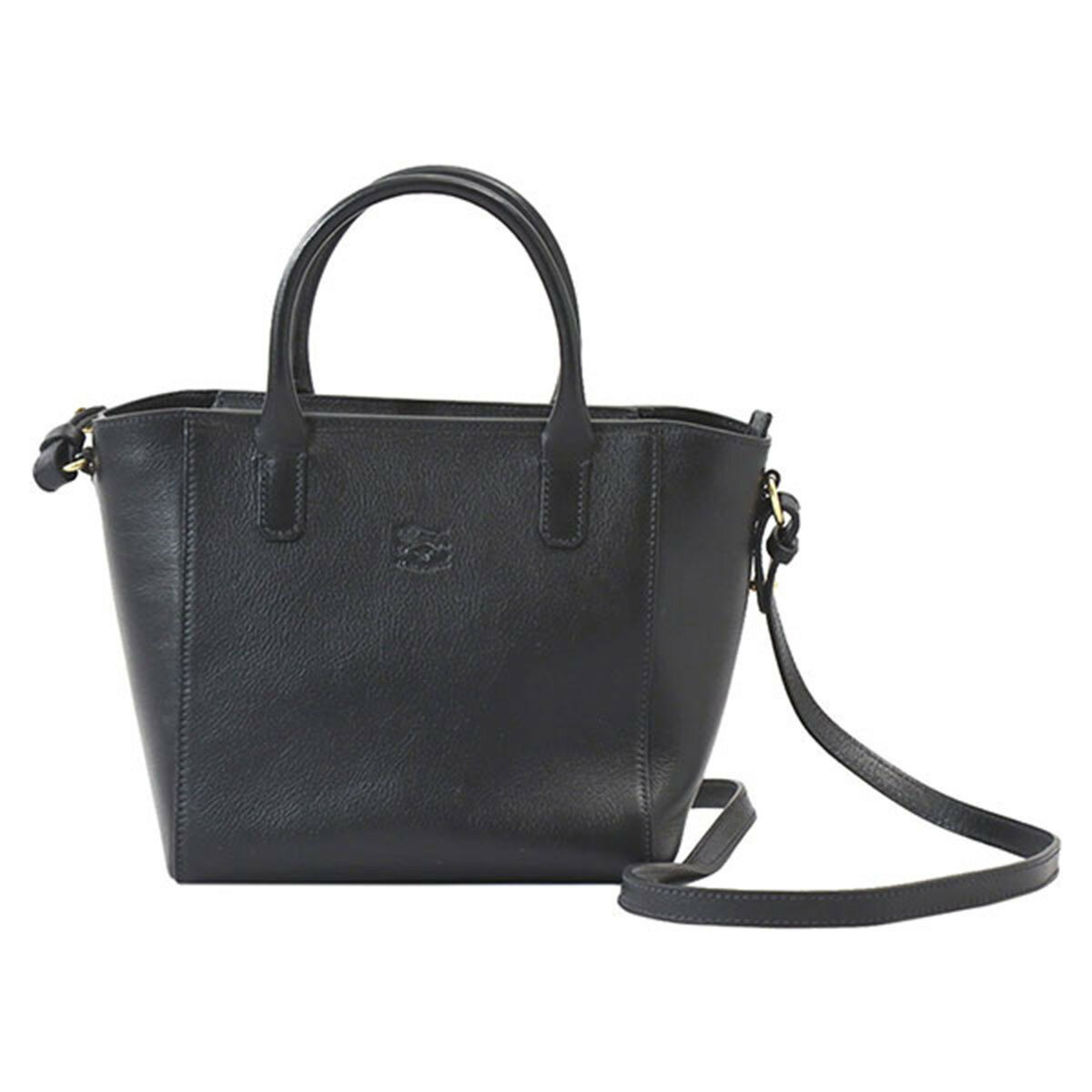 ハンドバッグ イルビゾンテ Il Bisonte バッグ ハンドバッグ ショルダーバッグ 斜め掛けバッグ BHA026 PV0001 BK159B HANDBAG QUERCIA 本革 NERO ブラック