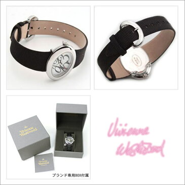 Vivienne Westwood(ヴィヴィアンウエストウッド) レディス・ウオッチ レディース腕時計 ブランド レザーストラップ VV014WHBK