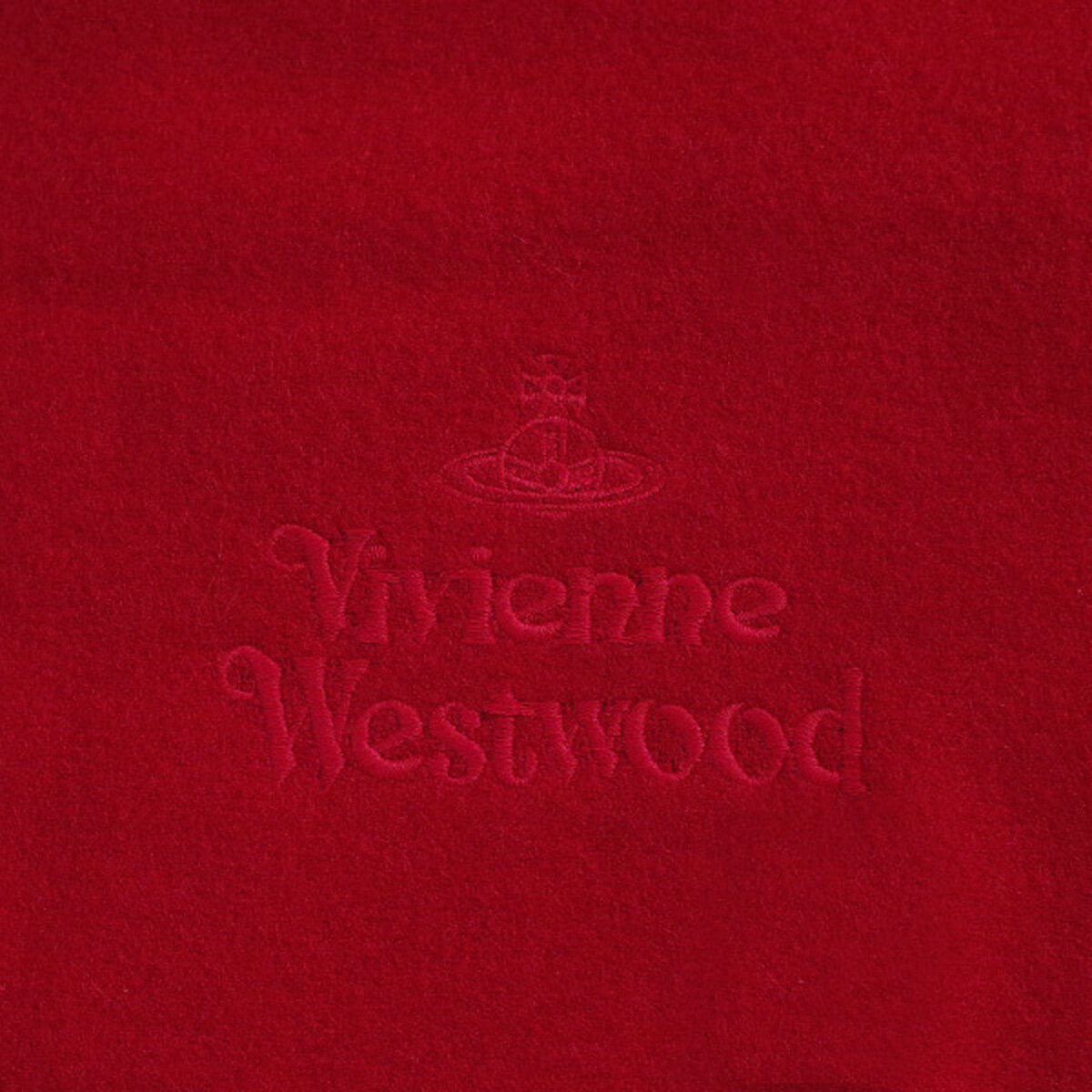 ヴィヴィアンウエストウッド Vivienne Westwood マフラー 81030007 11151 H401 ウールマフラー メンズ レディース ストール RED レッド