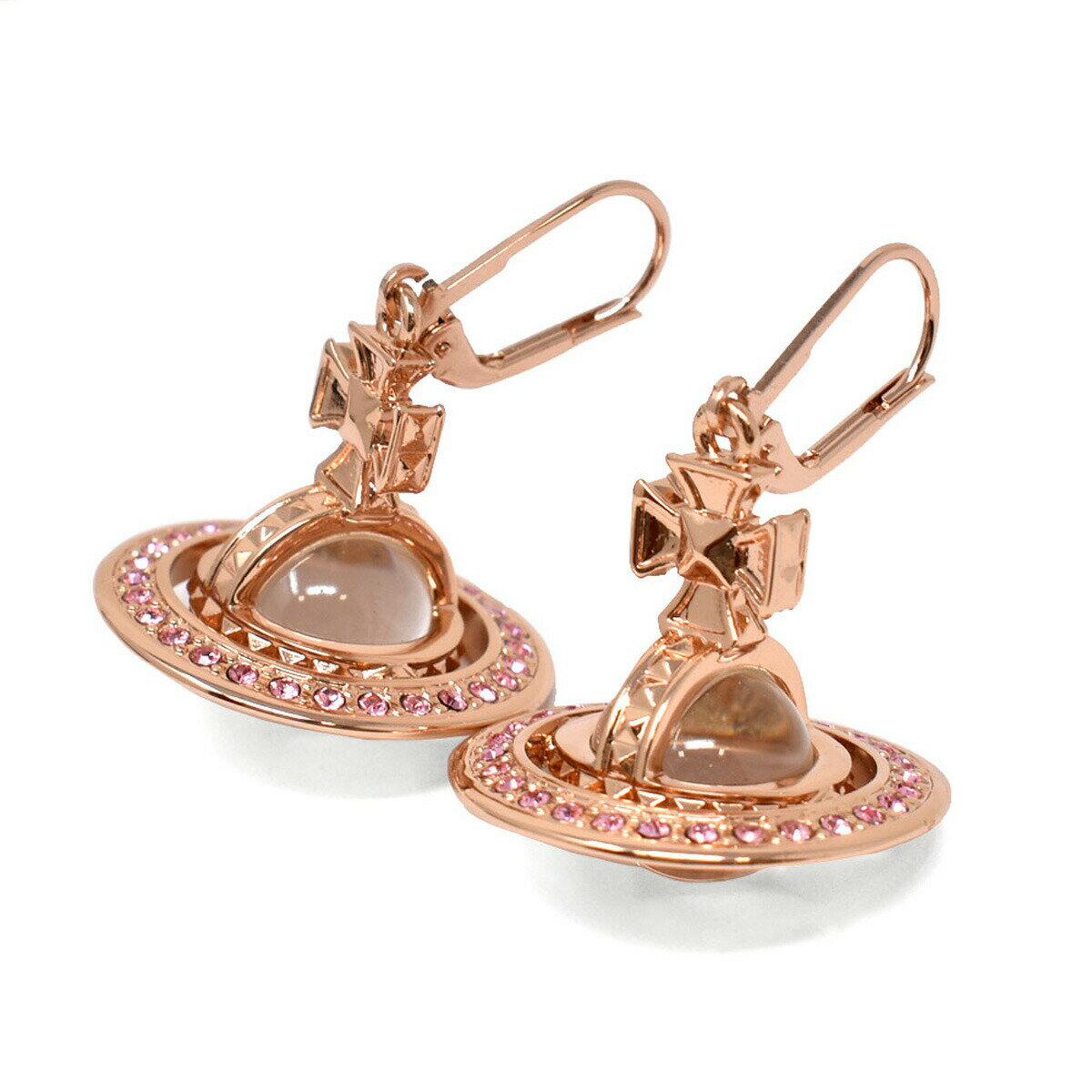 ヴィヴィアンウエストウッド Vivienne Westwood ヴィヴィアン ウエストウッド ピアス レディース 62020042-G114-CN PINA ORB EARRINGS ピナ オーブ イヤリング ピンク×ピンクゴールド