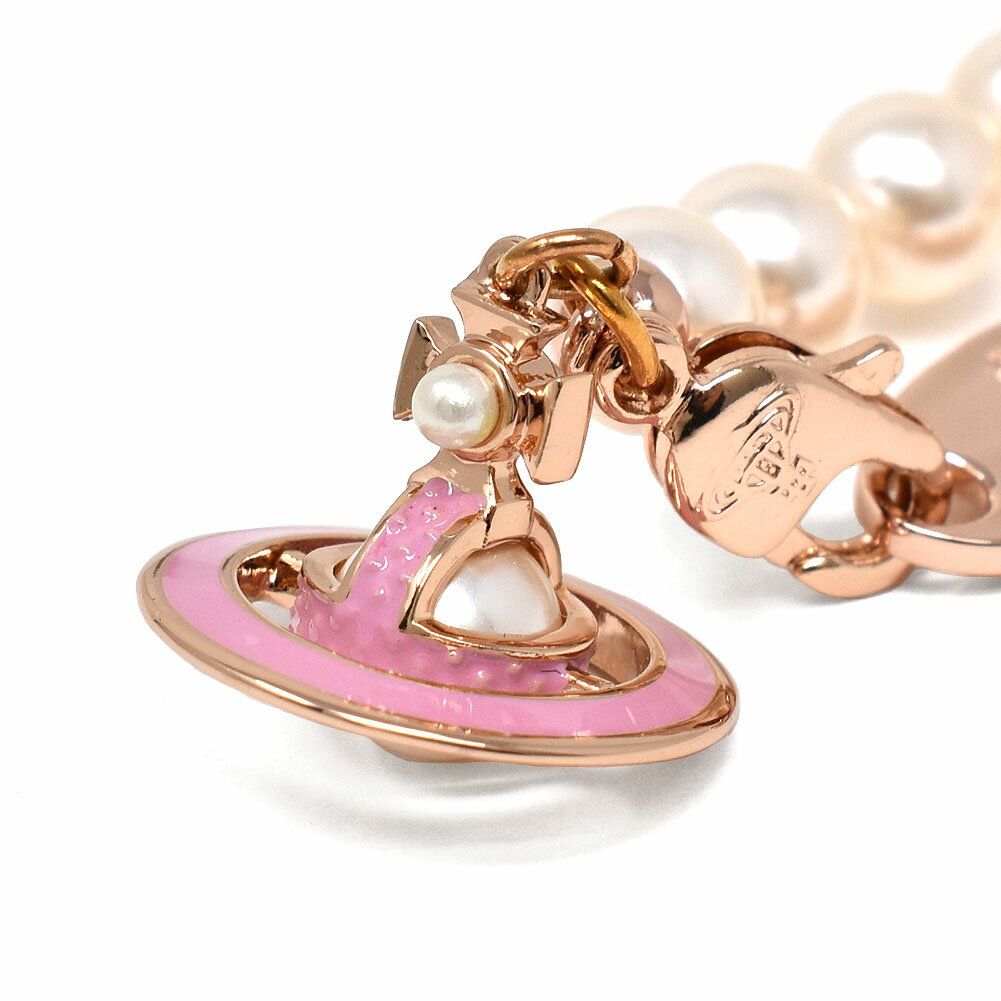 ヴィヴィアン ウエストウッド Vivienne Westwood ネックレス 63010085 02G116 SIMONETTA PEARL NECKLACE シモネッタ パール チョーカー ペンダント ピンクゴールド＋ピンク