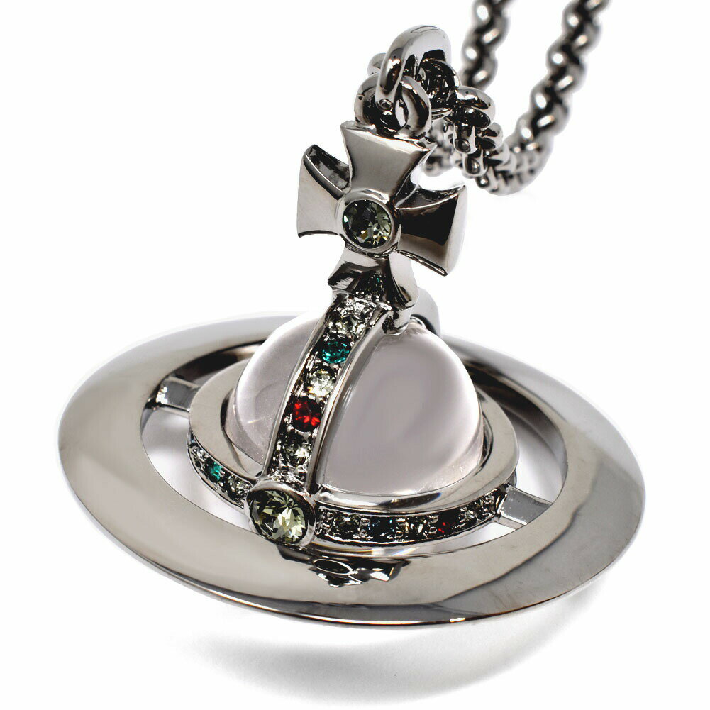 Vivienne Westwood ヴィヴィアン ウエストウッド ネックレス 63020096 S001 CN NEW SMALL ORB PENDANT ニュー スモール オーブ ペンダント ガンメタル系