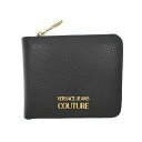 ヴェルサーチ 財布（レディース） ヴェルサーチェ ジーンズ クチュール VERSACE JEANS COUTURE 財布 二つ折り財布 折りたたみ財布 72YA5PA4 899 RANGE CITY ROCK SLG BLACK ブラック