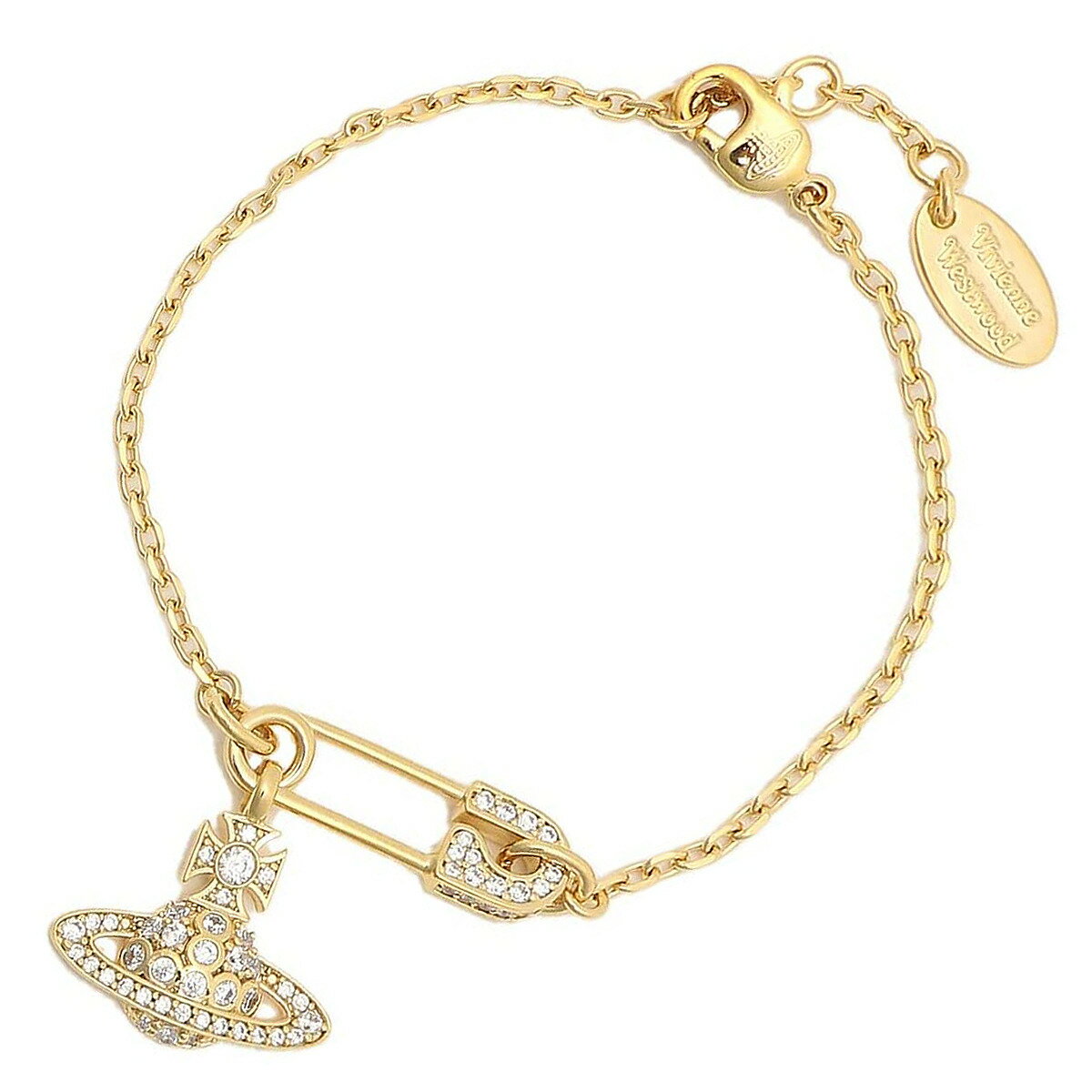 ヴィヴィアンウエストウッド Vivienne Westwood ブレスレット 61020153-R102 LUCRECE BRACELET ルクルーゼ ブレス レディース アクセサリー ゴールド