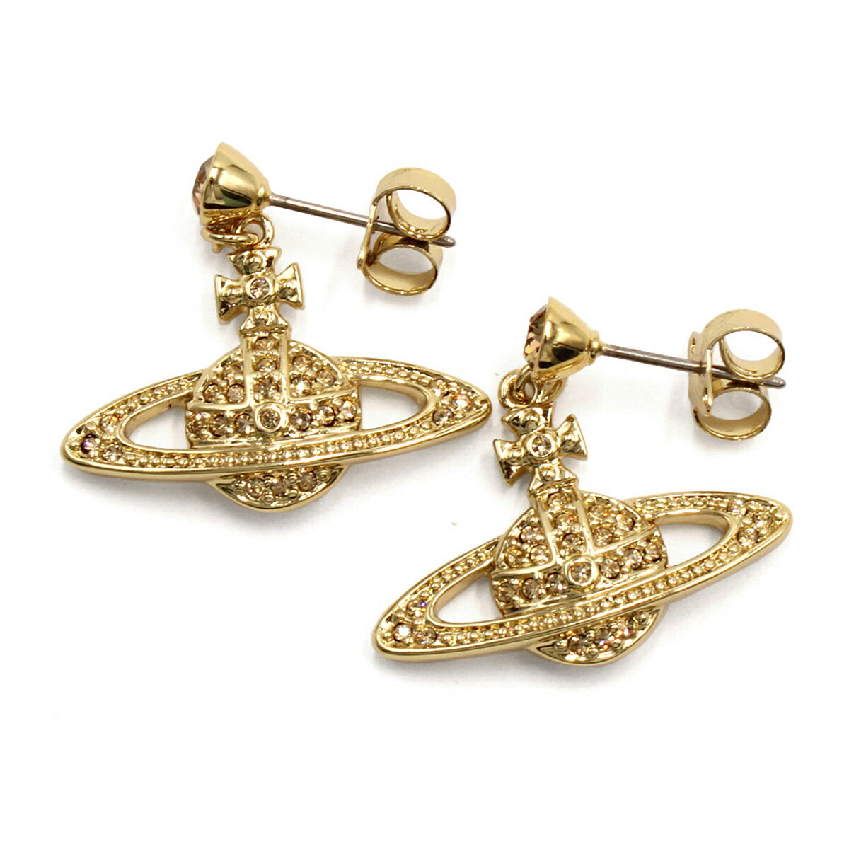 ヴィヴィアンウエストウッド ヴィヴィアンウエストウッド Vivienne Westwood ピアス アクセサリー MINI BAS RELIEF DROP EARRINGS 62020025 R121 ジュエリー レディース ゴールド