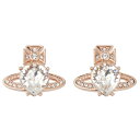 ヴィヴィアン ウエストウッド Vivienne Westwood ピアス 62030011-G112 apvv00398l ARIELLA EARRINGS アリエラ ハートラインストーン オーブ スタッドピアス レディース アクセサリー PINK GOLD ピンクゴールド＋クリア