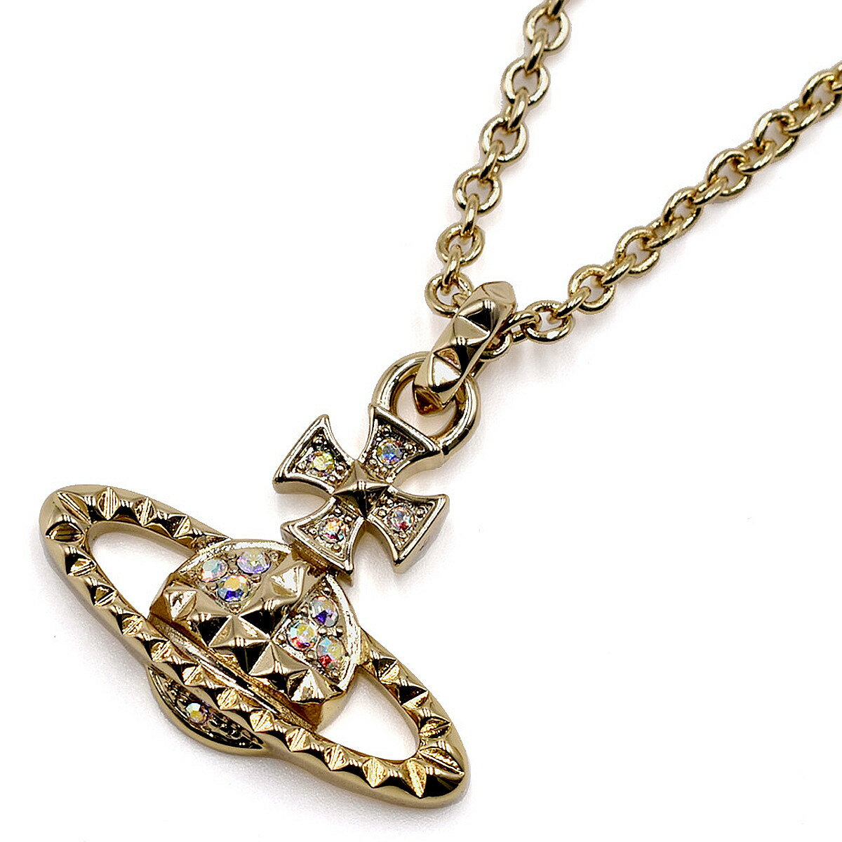 ヴィヴィアンウエストウッド Vivienne Westwood ネックレス 63020052-R115 MAYFAIR BAS RELIEF PENDANT メイフェア バスレリーフ ペンダント レディース アクセサリー ゴールド