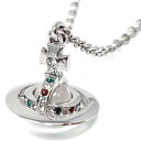 ヴィヴィアンウエストウッド Vivienne Westwood ネックレス 63020098-02P019 NEW PETITE ORB PENDANT ニュー プチ オーブ ペンダント レディース アクセサリー プラチナ