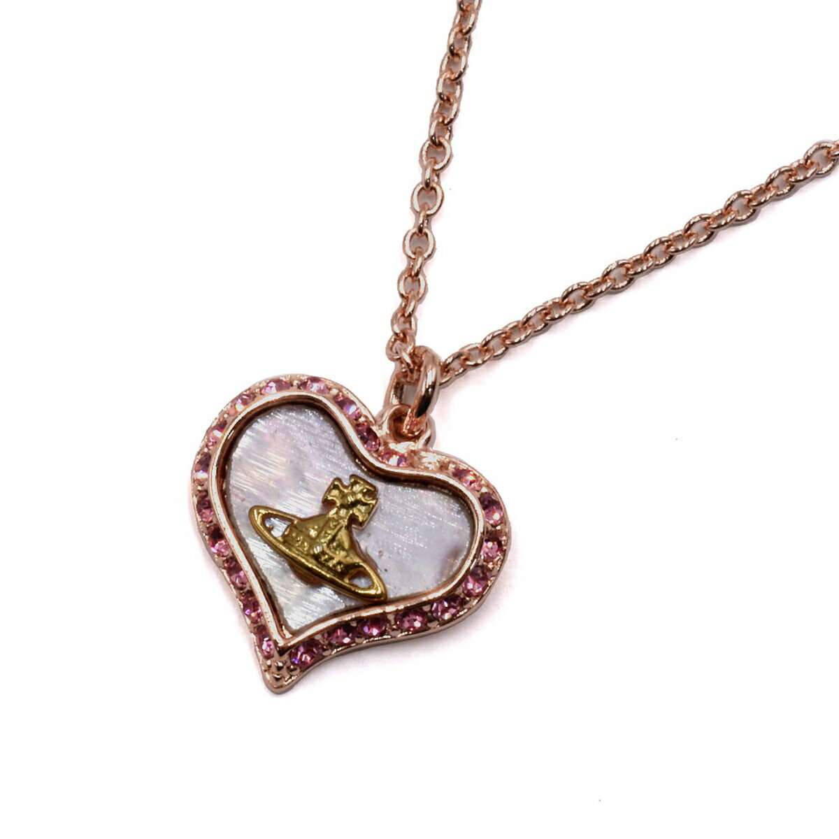 ヴィヴィアンウエストウッド Vivienne Westwood ネックレス ペンダント アクセサリー PETRA PENDANT 63020103-G208 ジュエリー レディース ピンクゴールド