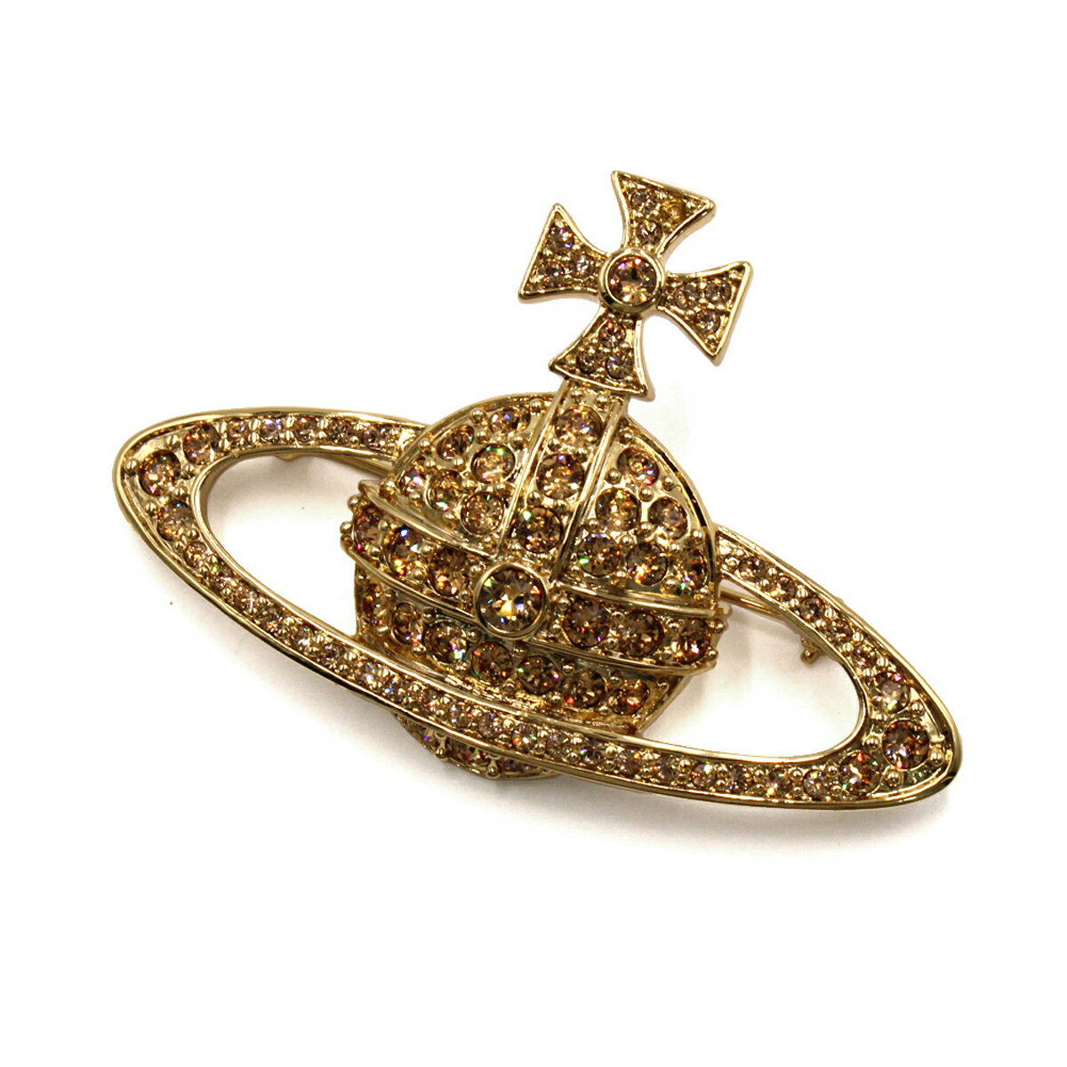 ヴィヴィアンウエストウッド Vivienne Westwood ブローチ アクセサリー BAS RELIEF BROOCH 65010006-02R121 ジュエリー レディース ゴールド