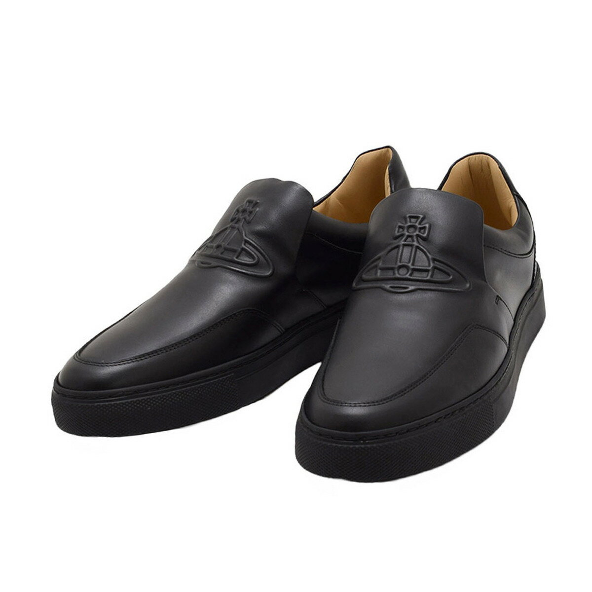 楽天Salada Bowl-おしゃれブランド通販ヴィヴィアンウエストウッド Vivienne Westwood スリッポン 靴 CLASSIC SLIP-ON 23SS 75030008M-L0005-N401 シューズ メンズ ブラック系