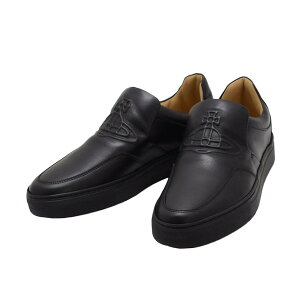ヴィヴィアンウエストウッド Vivienne Westwood スリッポン 靴 CLASSIC SLIP-ON 23SS 75030008W-L0005-N401 シューズ レディース ブラック系