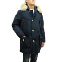 ウールリッチ ダウン メンズ ウールリッチ WOOLRICH ARCTIC DETACHABLE FUR ANORAK ダウン コート アパレル アウター CFWOOU0482MRUT0001-MLB メンズ メルトンブルー