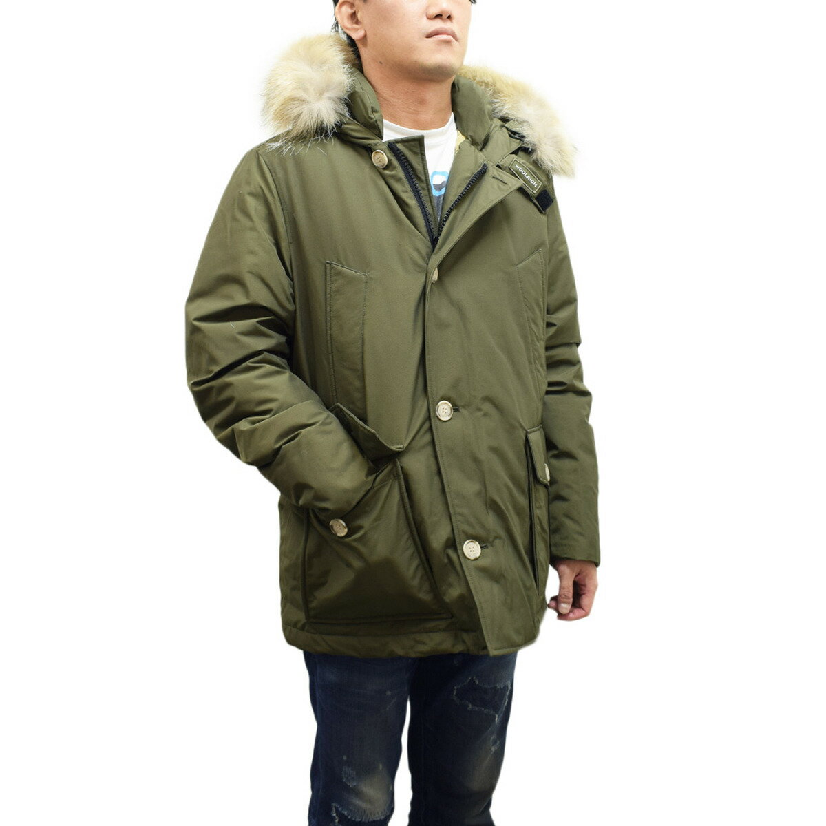 ウールリッチ WOOLRICH ARCTIC DETACHABLE FUR ANORAK ダウン コート アパレル アウター CFWOOU0484MRUT0001-DAG メンズ ダークグリーン