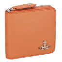ヴィヴィアンウエストウッド Vivienne Westwood 財布 二つ折り財布 折りたたみ財布 小銭入れ付き 51010043U F401 レディース オレ...