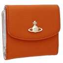 ヴィヴィアンウエストウッド Vivienne Westwood 財布 二つ折り財布 折りたたみ財布 小銭入れ付き 51150003 F401 レディース オレン...