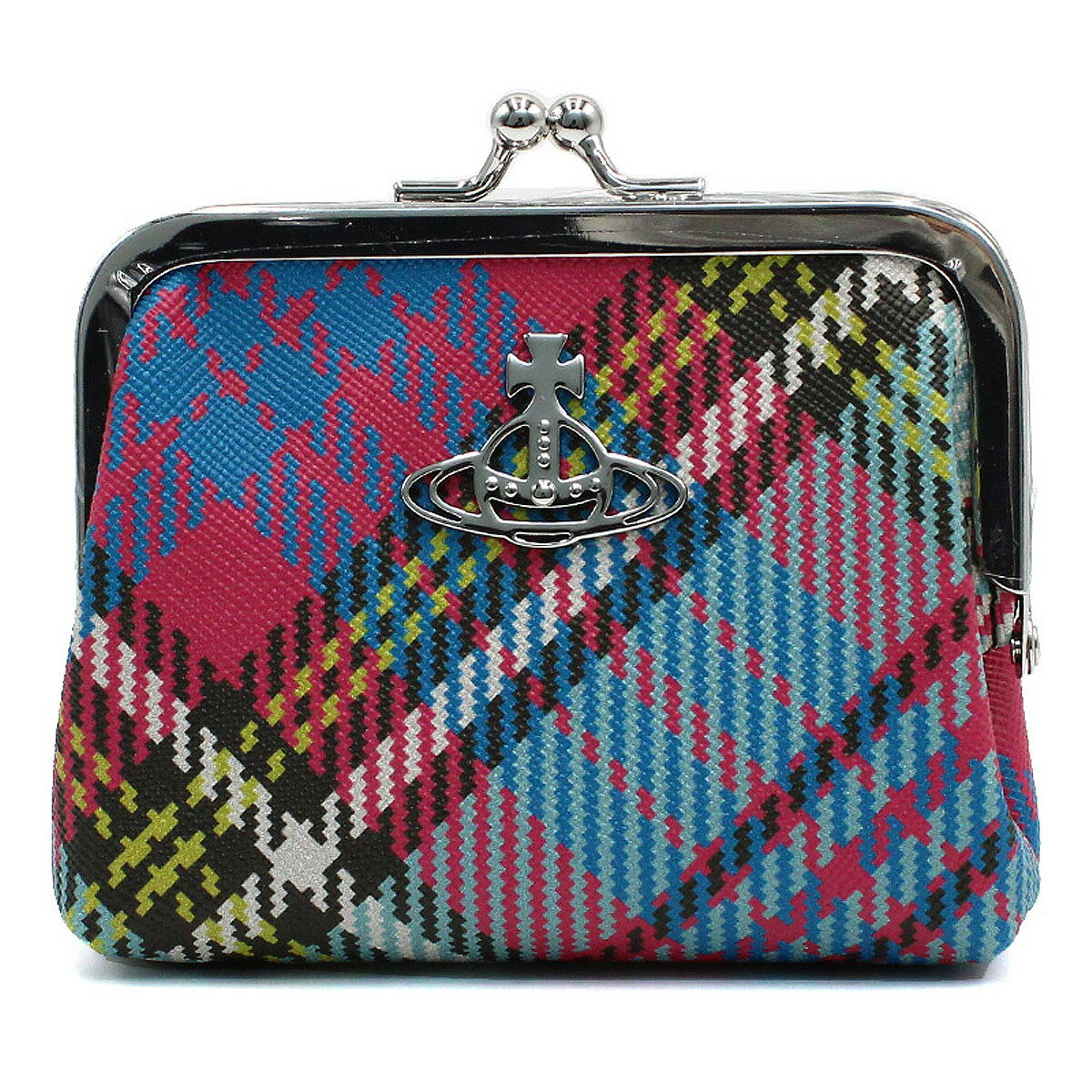 ヴィヴィアンウエストウッド Vivienne Westwood 財布 コインケース 小銭入れ がま口 52010005-S000V-PF-O102 FRAME COIN PURSE レディース マルチチェック