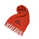 ヴィヴィアンウエストウッド VIVIENNE WESTWOOD マフラー ストール 24-W00Q7-C409 レディース メンズ テラコッタ ウール