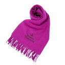 ヴィヴィアンウエストウッド VIVIENNE WESTWOOD マフラー ストール フクシア 24-W00Q7-G410 レディース メンズ フューシャ ウール