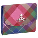 ヴィヴィアンウエストウッド Vivienne Westwood 財布 二つ折り財布 折りたたみ財布 小銭入れ付き 51150033W-SAFF PRINT/CA...