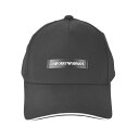 エンポリオアルマーニ EMPORIO ARMANI 帽子 キャップ 627921 CC991 00020 ベースボールキャップ ECO-LEATHER TAG BASEBALL CAP ブラック