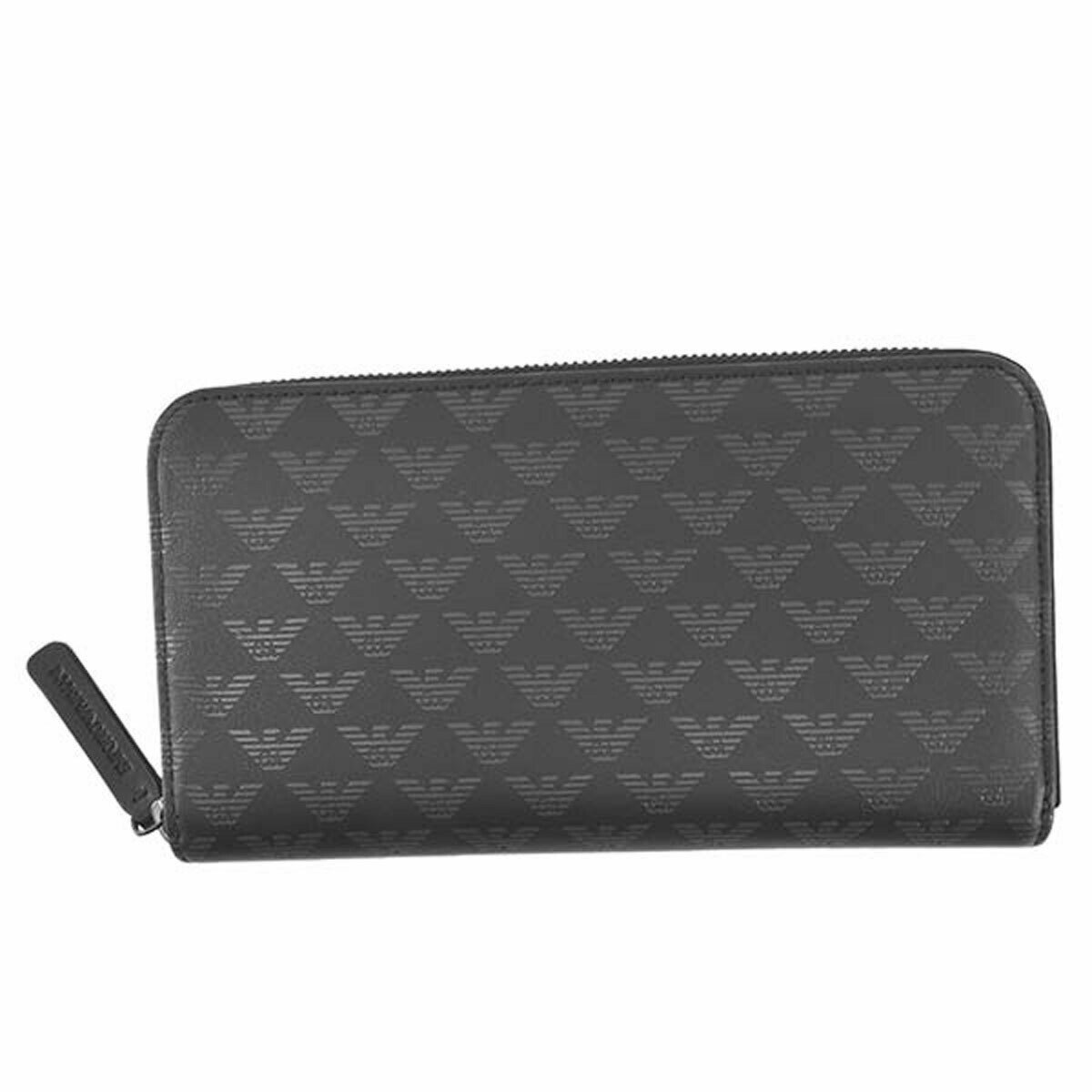 エンポリオ アルマーニ EMPORIO ARMANI 財布 長財布 ラウンドファスナー長財布 YEME49 YTO2J 84284 イーグルロゴ ZIP AROUND WALLET BLACK B ブラック