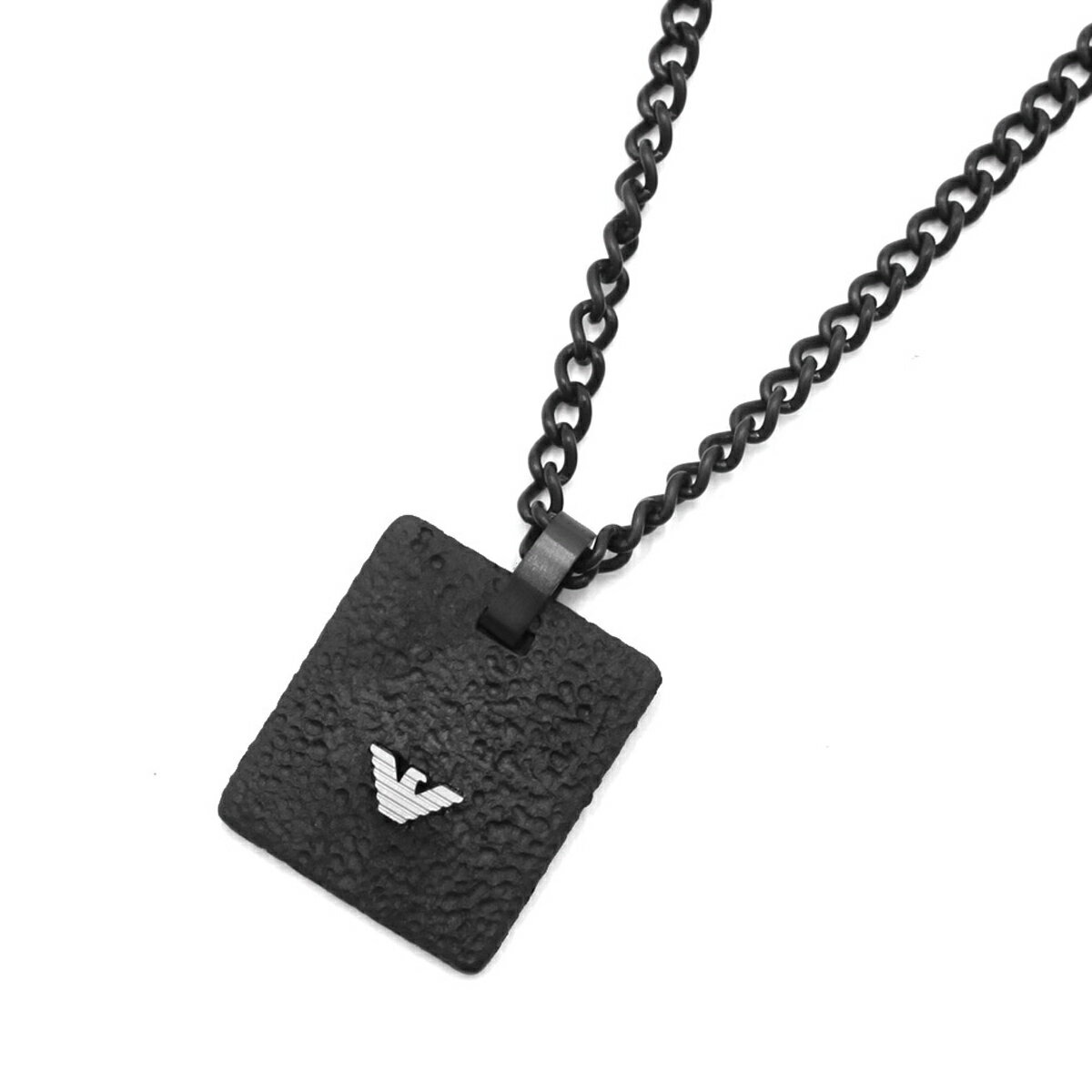 エンポリオアルマーニ EMPORIO ARMANI ネックレス ペンダント アクセサリー EGS2941001 メンズ イーグルロゴ ブラック