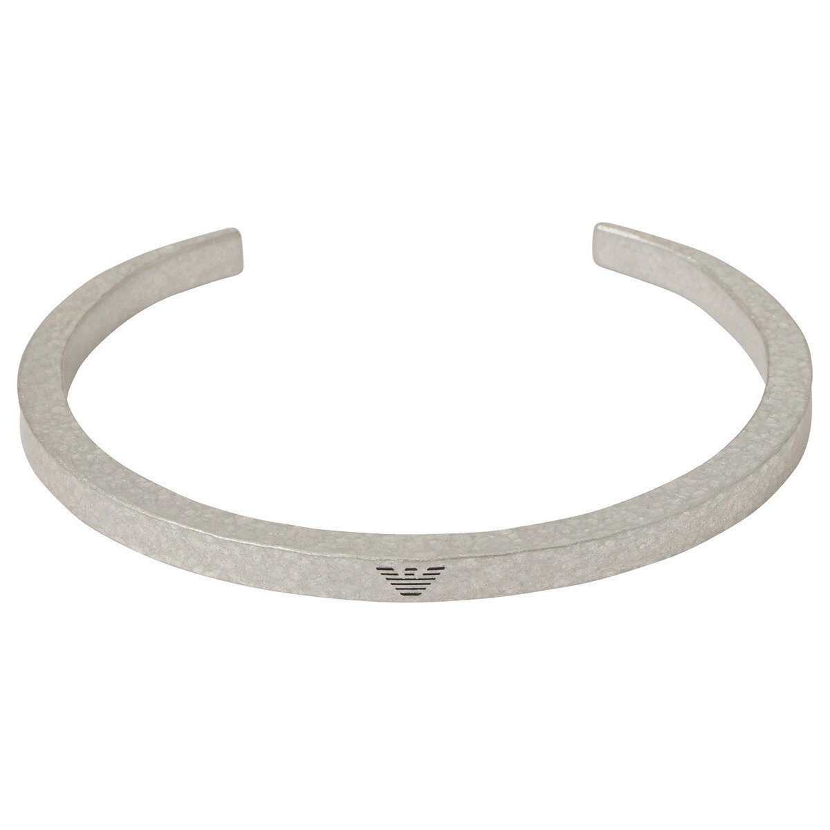 エンポリオアルマーニ EMPORIO ARMANI ブレスレット バングル アクセサリー EGS3039040 abea00231m イーグル SILVER TONE STAINLESS STEEL CUFF BRACELET メンズ シルバー