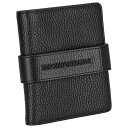 エンポリオアルマーニ EMPORIO ARMANI カードケース 名刺入れ Y4R503-Y068E 80001 メンズ ブラック レザー 本革