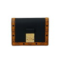 エムシーエム Mode Creation Munich(MCM) 財布 二つ折り財布 折りたたみ財布 MYSDSXT02 BK001 TRACY FLAP WALLET/TRI-FOLD MINI トレイシー BLACK ブラック系