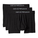 エンポリオアルマーニ EMPORIO ARMANI 肌着 下着 ボクサーパンツ 3枚セット お買い得 パック 111611 メンズ ブラック 綿 コットン
