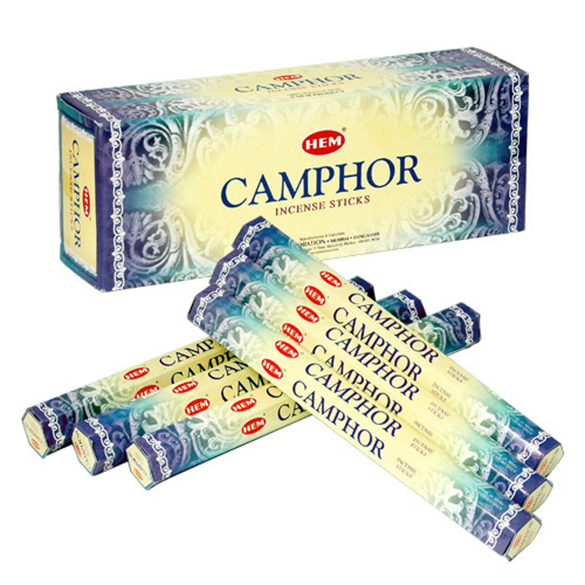 ヘム HEM スティック CAMPHOR カンファー 1ケース 6箱入り 約120本 セット エコノミー