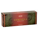 ヘム HEM インド香 スティックタイプ ヘキサ 六角 CITRONELLA シトロネラ 1ケース(6箱入り) 約120本 セット