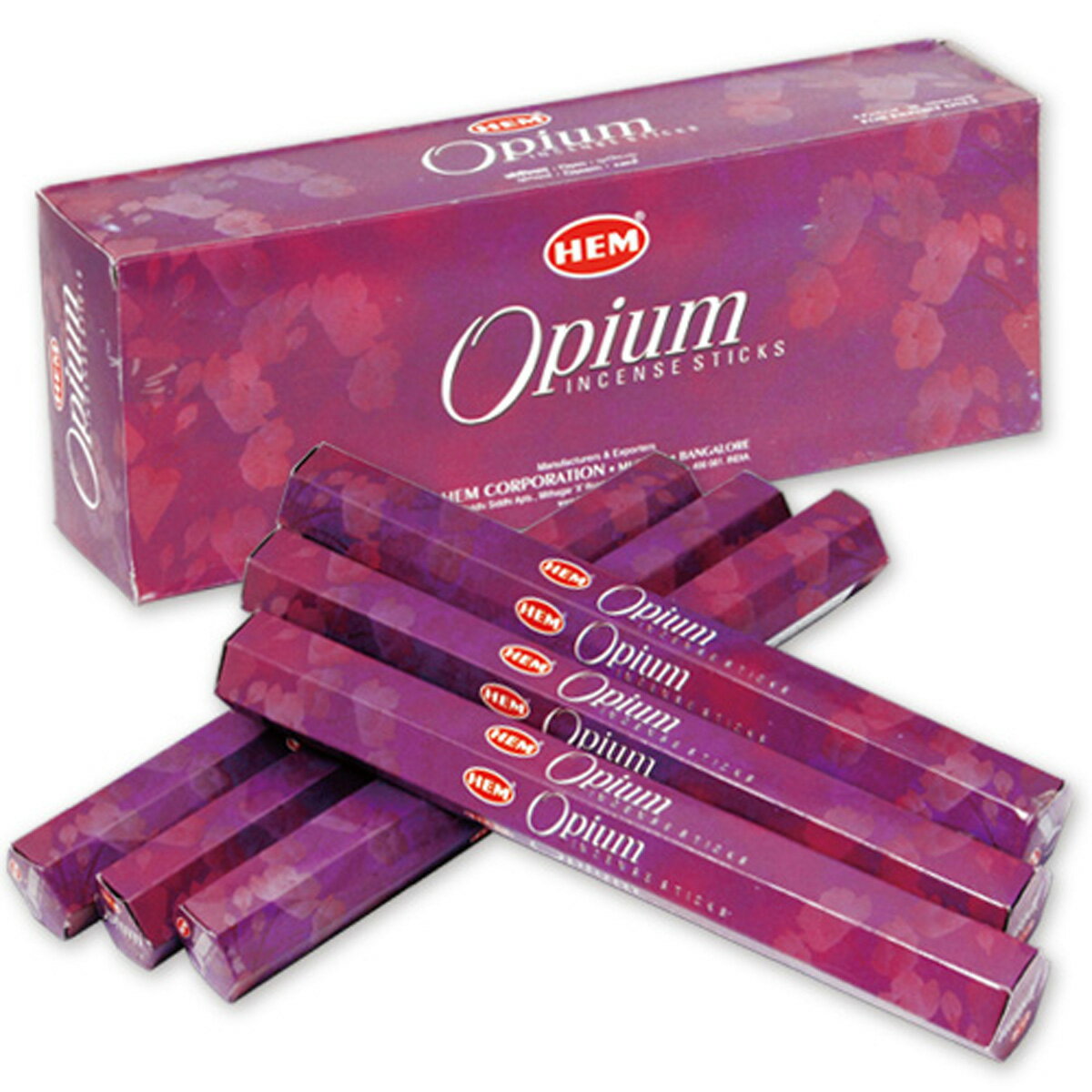 ヘム HEM スティック OPIUM オピウム 1ケース 6箱入り 約120本 セット エコノミー