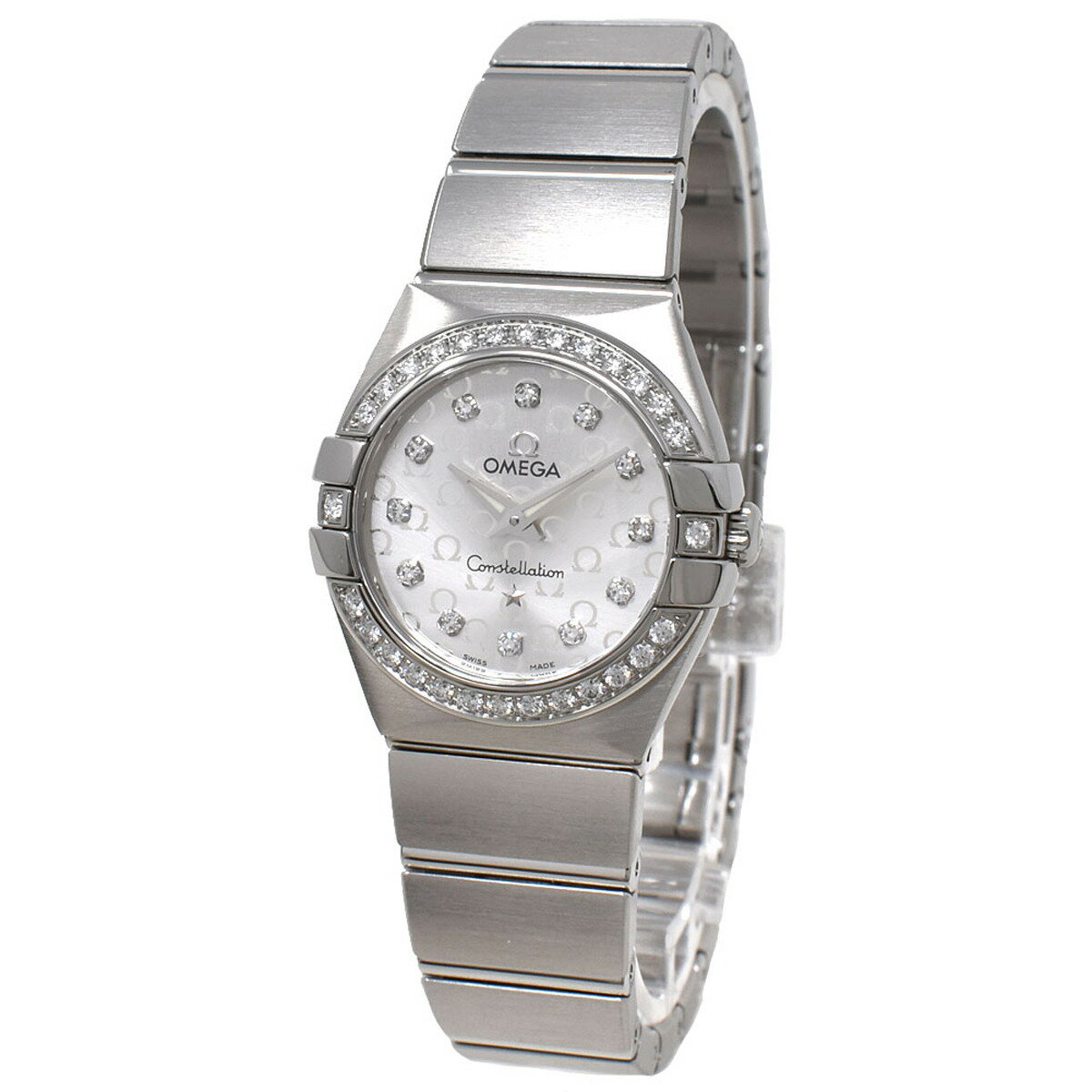 OMEGA オメガ 腕時計 コンステレーション ブラッシュ ダイヤモンド 123.15.24.60.52.001 レディース ウォッチ 海外正規品 シルバー