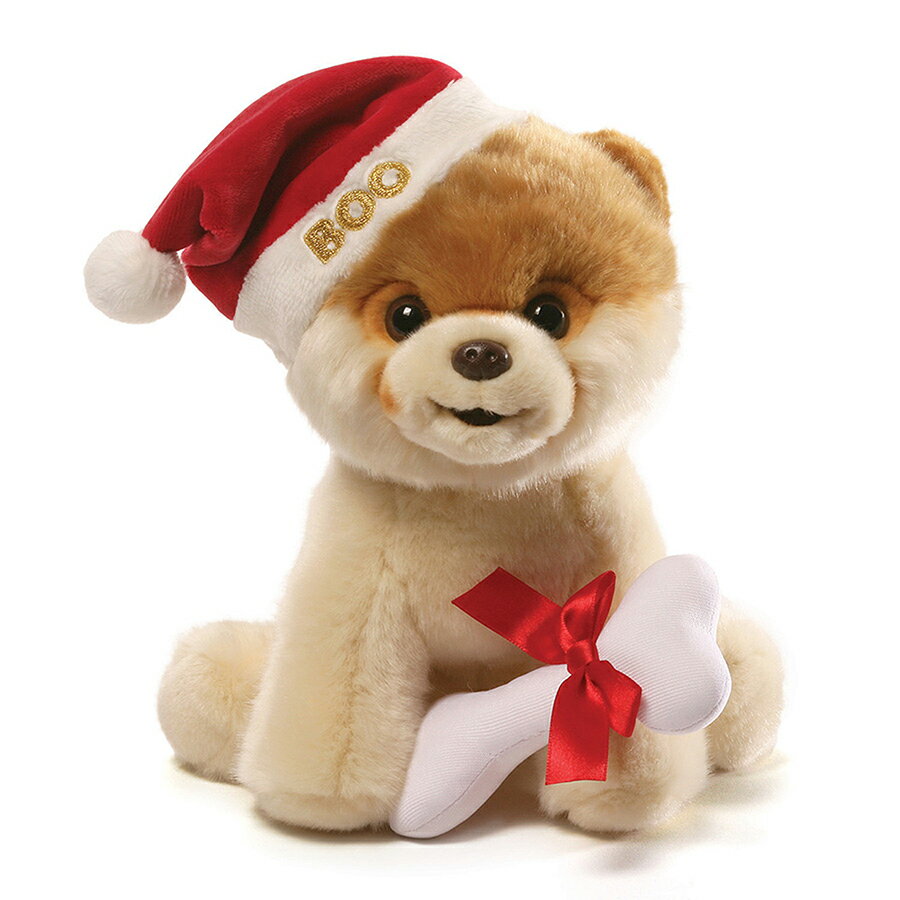 ガンド GUND Boo クリスマス 4058947 サンタクロース ポメラニアン 帽子 ぬいぐるみ 犬 グッズ いぬ Dog 人形 キッズ ベビー おもちゃ ギフト 母の日プレゼント 新品