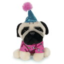 ガンド GUND ぬいぐるみ BIRTHDAY PARTY DOUG THE PUG ダグ ザ パグ バースデー 6060003 マルチカラー イヌ 犬 ドッグ...