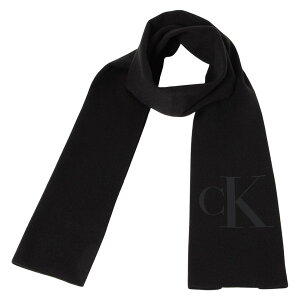 カルバンクライン Calvin Klein(CK) マフラー CK200098 001 服飾雑貨 ブランドマフラー メンズ Black ブラック 黒